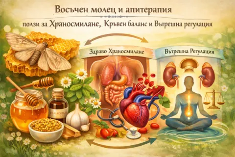 Восъчен молец  и апитерапия